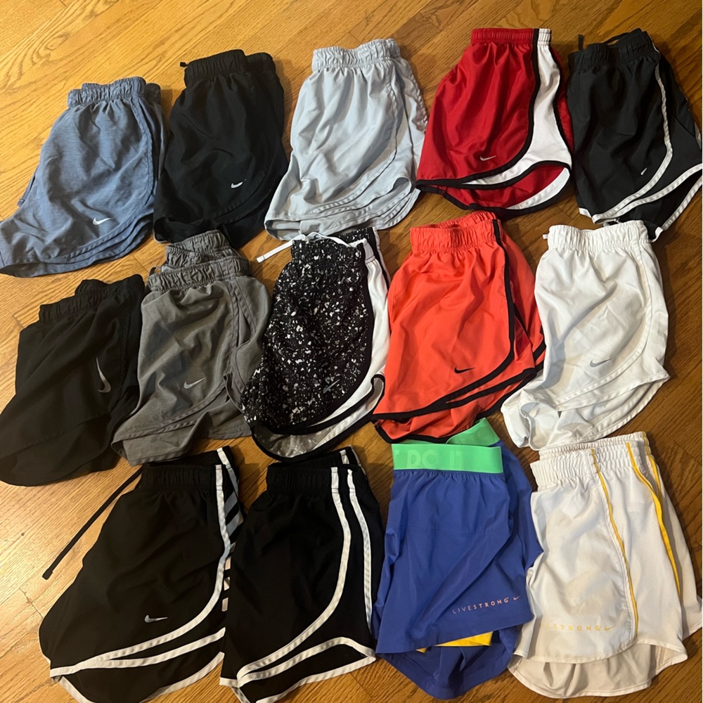 12 Nike running shorts size small